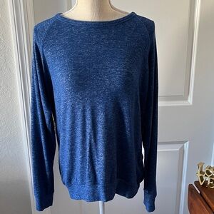 Buffalo David Bitton Royal Blue Top lightweight Sweater Relaxed Fit SZ M
